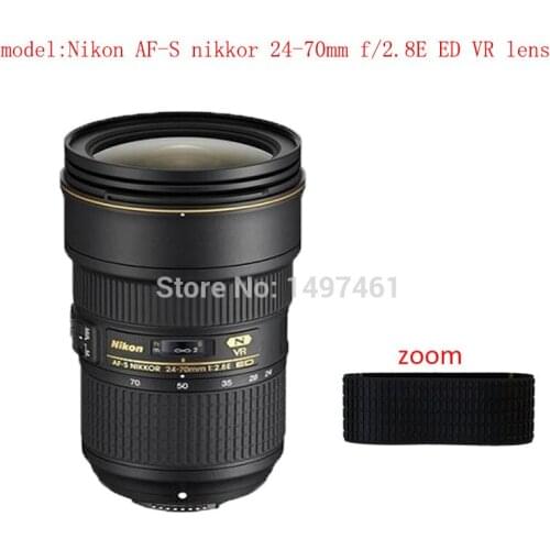 Lens Zoom or focus Rubber Ring / Rubber Grip Succedaneum repair parts For AF-S nikkor 24-70mm f/2.8E ED VR lens