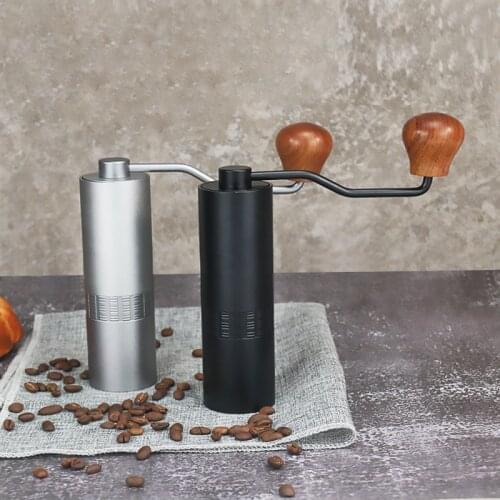 Manual Coffee Grinder Coffee Maker High nitrogen steel grinding core 304 Stainless Steel Hand Burr Mill Grinder Coffee machine