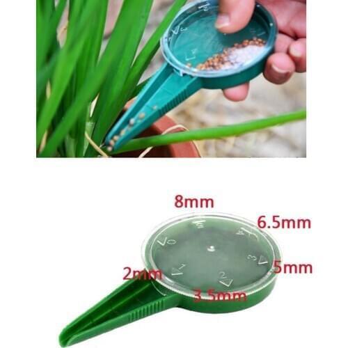 Garden Plant Seed Dispenser Sower Starter Planter Seed Dial Adjustable Size Disseminator Gardening FlowerTools kit Mini Seeder