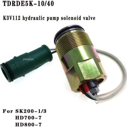 TDRDE5K-10/40 suitable for K3V112 SK200-1/3 HD700-7 HD800-7 hydraulic pump solenoid valve
