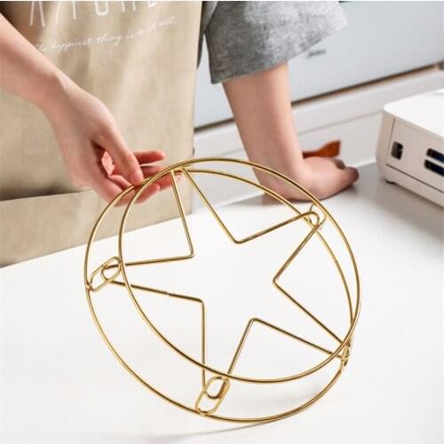 Stainless steel pot rack Multi functional pot storage rack Kitchen household heat insulation pan mat Storage rack Steamer rack