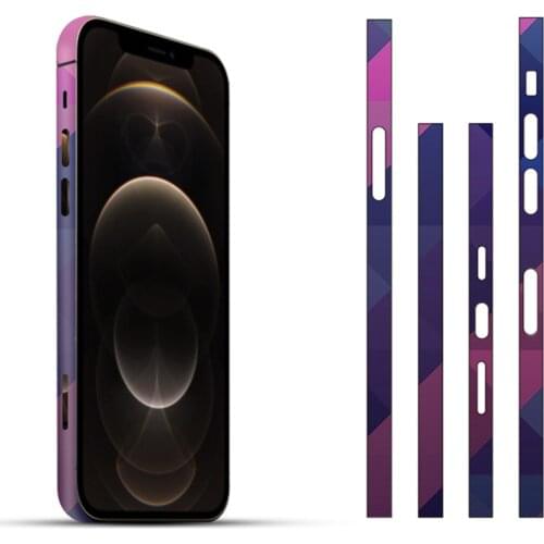 Ultra-thin Sticker Matte Phone Side Film For iphone 12 Pro Max Frame Protective TPU Hydrogel Film For iPhone 12Pro Drop shipping