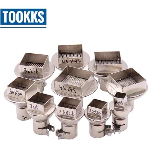 High Quality 850 852 852D BGA Nozzle SMD Hot Air Gun Suqare Nozzle 850 Hot air Desoldering Station