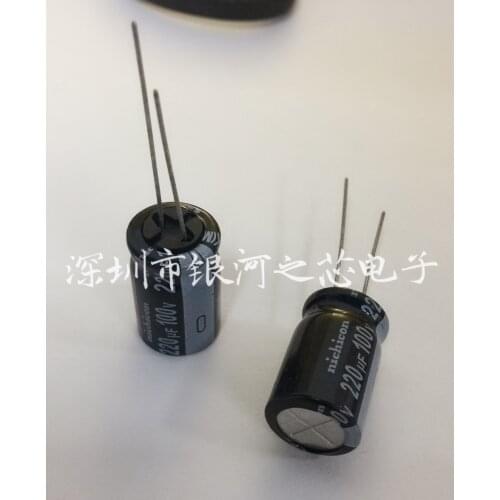10PCS Japan NICHICON electrolytic capacitor 100V220UF 12.5x20 220UF 100V VYseries 105