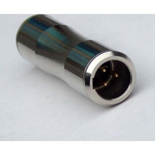 20pcs/lot 3 pin Mini XLR Female to 3 pin Mini XLR Female adapter