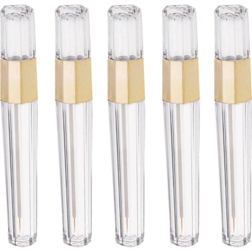 5 Pieces 3ml Empty Eyelashes Mascara Tube Eyeliner Vials Bottle For Makeup