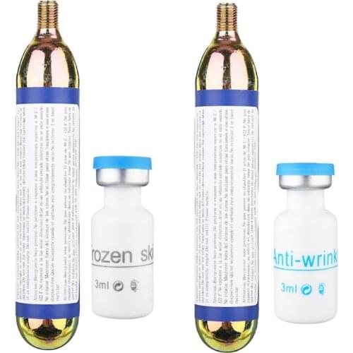 Facial Lifting Hyaluronic Acid Machine Accessories Co2 Gas Cartridge/Anti-wrinkle/Skin Whitening Serum for Frozen Skin Cryo Gun