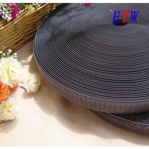 Free shipping! 1-1/2"(40mm) black Sew-On Magic Fastener Tape Hook & Loop Tape For DIY 27 Yards/set, for wholesales and retail