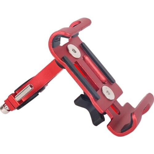 Aluminum Alloy Bicycle Phone Holder Motorcycle Handlebar Mount Adjustable Anti-Slip Bike for 3.5-6.2 inch Phone Bicicleta