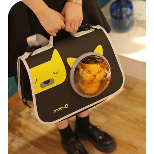 Travel Pet Bag Breathable Transport Travel Bag For Cats Space Capsule Portable Cat Dog Carrier Bag Pet Outdoor Backpack