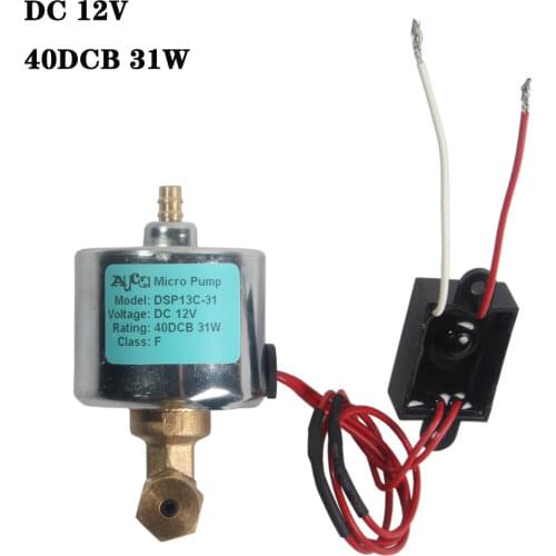 12V 31W Electric Micro Power Oil Pump For 1200W 1500W Spryer Atomizer Fogger Smoke Fog Machine Steamer Solenoid Water Pump Part