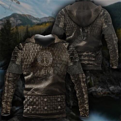Irish Armor Knight Warrior Chainmail 3D Printed Hoodies Fashion Pullover Men For Women Sweatshirts Sweater Cosplay Costumes 02