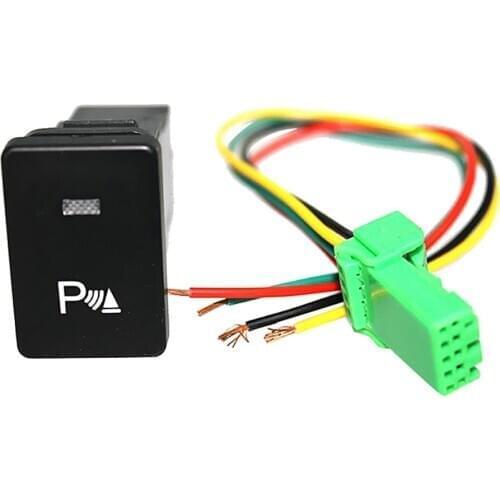 Fog Light Switch Button Push Switch with 4 Wires for Toyota Camry Corolla 2008 Headlight Parking Fog Lights On-Off Switch Button