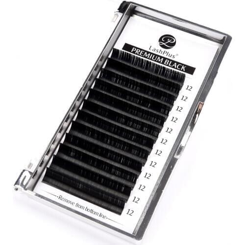 LASHPLUS Flat Ellipse Eyelashes Maquiagem Split Tips Ellipse Shaped Natural Light Magnetic Ellipse Lashes Glossy Color