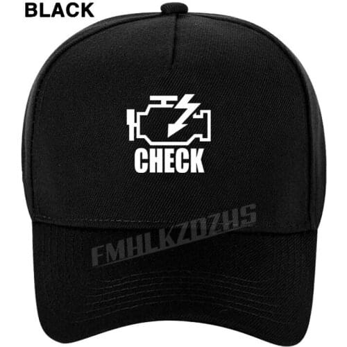 Mechanic Auto Repair Check Engine Light Mens Baseball Cap Funny Birthday Gift For Men Daddy Father Husband Bucket Hats M71