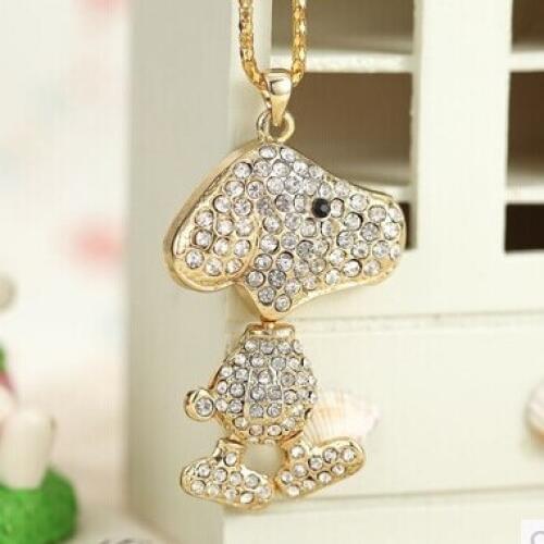 Metal Mini Pen Drive 2TB Dog Animal Diamond Gift Pendrive 1TB 16gb 32gb 64gb Jewelry Usb Flash Drive 32GB 128GB Memory Stick Key