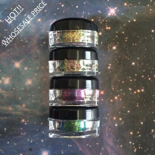 WHOLESALE 20 boxes Chameleon Flakes Magic Effect Flakes Chrome Nail Powder Glitter Sequins Nail Art Gel Nail Polish Manicure