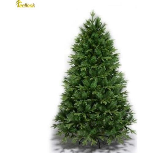 Teellook 1.5m-3.0m Luxury PE Mixed High-grade Simulation Song Christmas Tree Christmas Hotel Shopping Arcade Ornaments