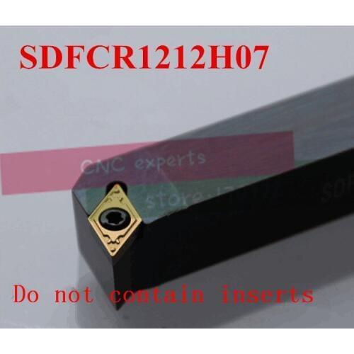 SDFCR1212H07 12*12*100MM Metal Lathe Cutting Tools Lathe Machine CNC Turning Tools External Turning Tool Holder S-Type SDFCR/L