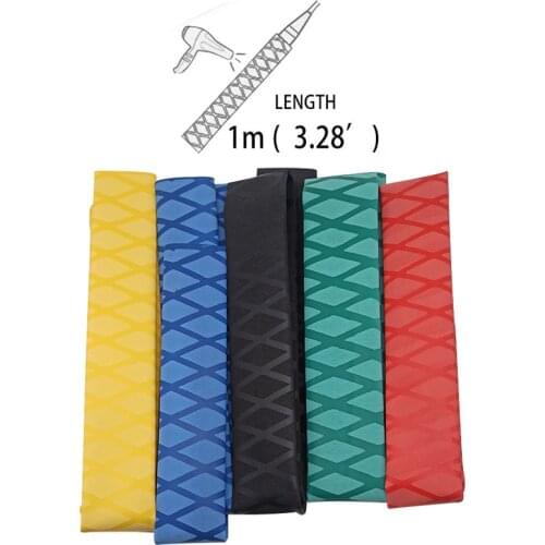 1m Non-slip Heat Shrink Tubing Fishing Waterproof Wrap Fishing Tubing Rod Badminton Racket Sleeve PVC Tube Grip Cable Sleeve