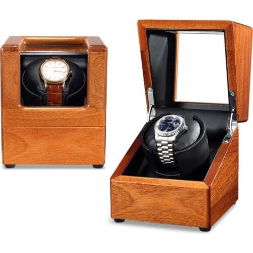 Advanced motor solid wood meter holder display automatic mechanical watch case jewelry watch case