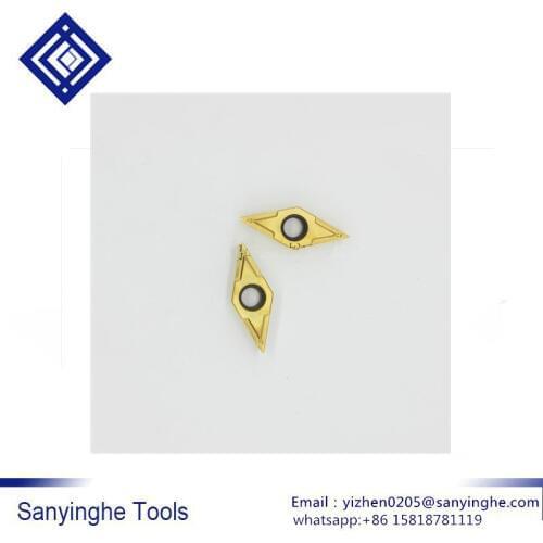 High quality 10 pcs/lots VCMW160404-40/37 degree grooving blade Tungsten Carbide Inserts for belt pulley