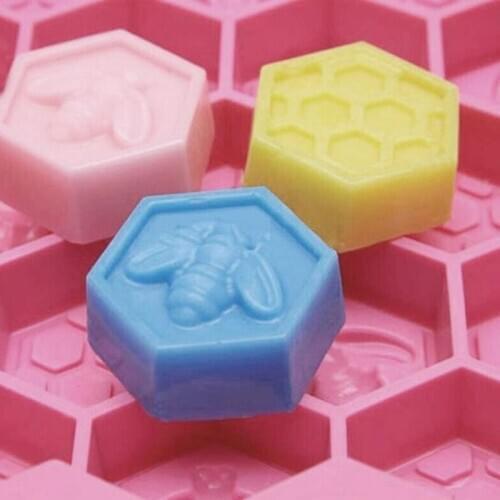 1Pc Honey Bee Silicone Soap Mold DIY Handmade Soap Making Supplies Material Tools