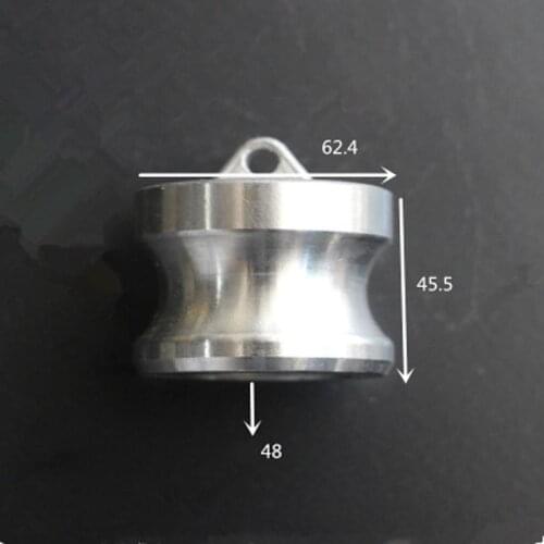 2" End Plug Type DP Camlock Quick Disconnect Coupling 304 Stianless Cam Groove For Hose Pumps Homebrew