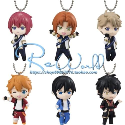 4CM Action Anime Ensemble Stars Figurine Mini Toy Tsukinaga Leo Suou Tsukasa Akehoshi Subaru Hidaka Hokuto Mika Cartoon Pandent