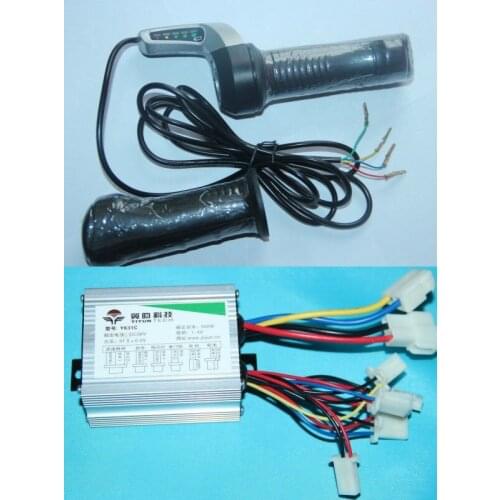 500W 36V Motor Brushed Speed Controller Throttle Twist Grip for electric bike scooter