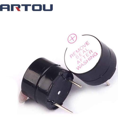 5PCS Active Buzzer 12*9.5mm 3V Magnetic Long Continous Beep Tone Alarm Ringer Electronic Components
