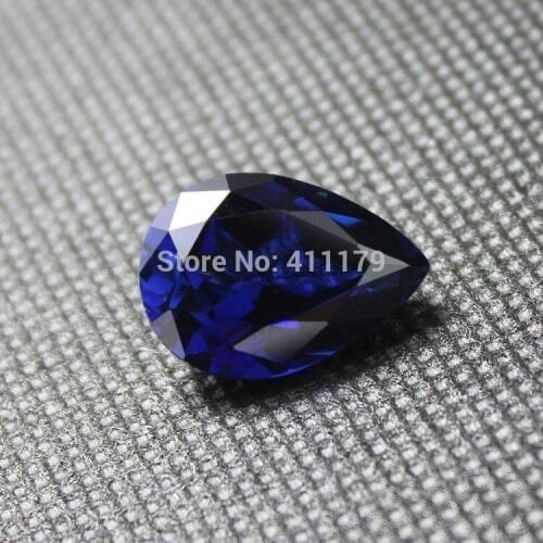 Pear shape blue stone beads in jewelry making colorful fashion stone beads DIY