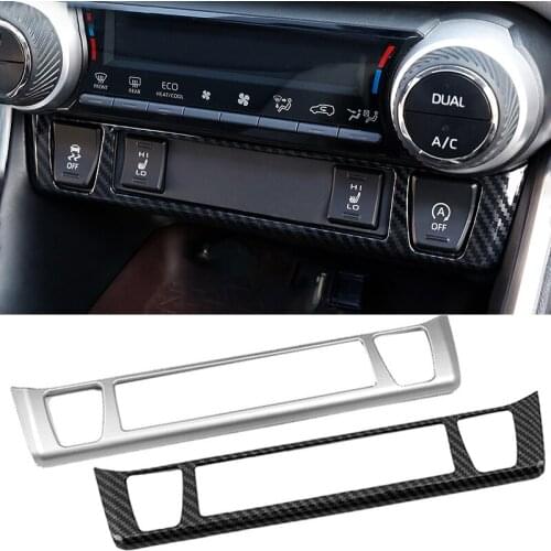 For Toyota RAV4 RAV 4 MK5 XA50 2019 2020 2021 ABS Central Control Adjustment Panel Decoration Cover Trim Sticker Accessories