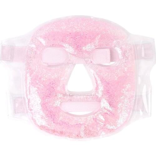 Gel Ice Face Mask Hot Cold Therapy Reusable Full Face Mask Cold Pack Fatigue Relief Cooling Face Mask Facial Care Tools