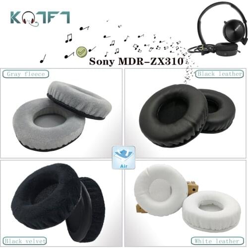 KQTFT round flannel 1 Pair of Replacement Ear Pads for Sony MDR-ZX310 Headset EarPads Earmuff Cover Cushion Cups