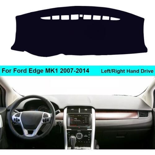 Car Dashboard Cover Dashmat For Ford Edge MK1 2007 - 2014 LHD RHD 2 Layers Auto Dash Mat Carpet Cape Sun Shade 2013 2012 2011