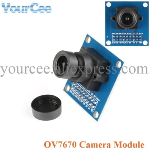OV7670 Camera Module OV7670 Module Supports VGA CIF Auto Exposure Control Display Active Size 640X480 For Arduino