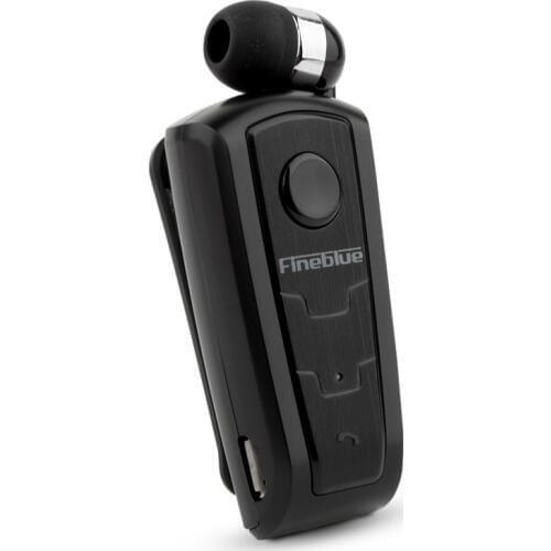FineBlue F910 Wireless Bluetooth Earphone Auriculares Retractable Remind Vibration Alert Wear Clip Hands Free Driver Earphones