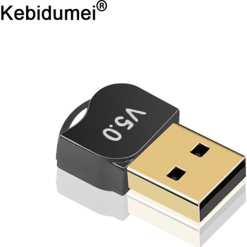 Bluetooth V5.0 Dongles Receiver Mini USB Bluetooth Dongle Transmitter Adapters Dual Mode Adapter for Win Xp Win7 8 Laptop PC