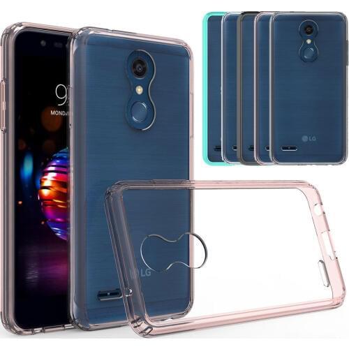 For LG K10 2018/K30/K10 Alpha/Premier Pro LTE/Phoenix Plus Ultra Slim Clear Case Anti Shock Scratch Resistant Hard Back Cover