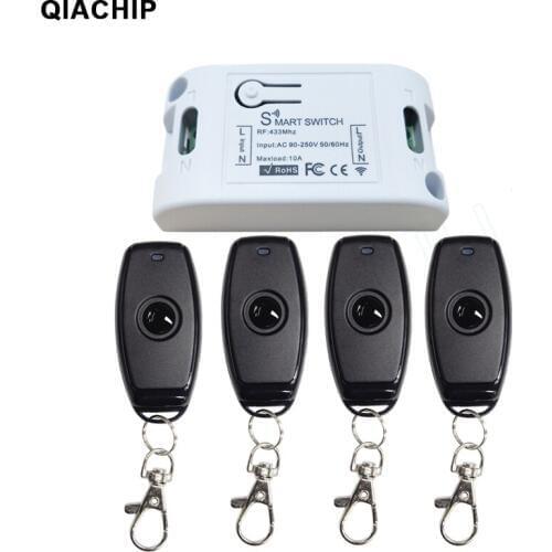 433.92 MHz AC 110V 220V Universal Wireless 1 CH Remote Control Switch RF Relay Receiver Module For Light Garage Door Opener
