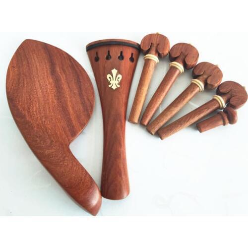 1 Sets of Fine Rosewood 4/4 Violin Parts,violin accessories