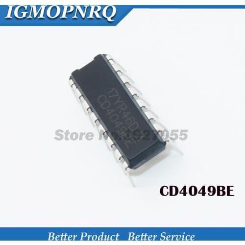 10PCS CD4049UBE DIP-16 CD4049 DIP 4049BE CD4049 Six inverting buffer/converter IC chips NEW