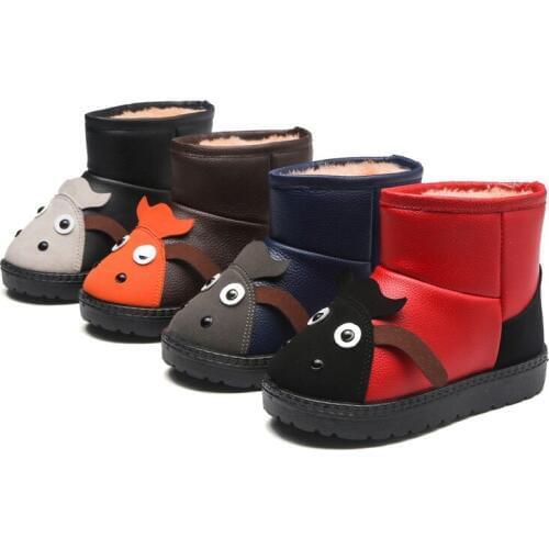 2017 winter snow boots shoes childrens shoes and kids cartoon baby warm thick boots new wholesale