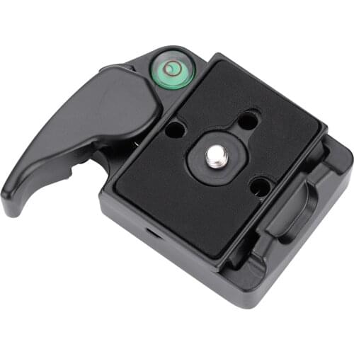 Quick Release Adapter Camera Clamp for Manfrotto PL-2000 DSLR 323 Sliding Plate
