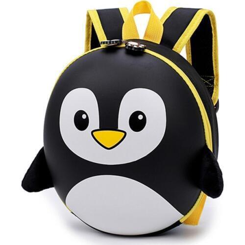 New 3D children school bags Cartoon Hard shell backpack for children for girls penguin school backpack for boy mochila infantil