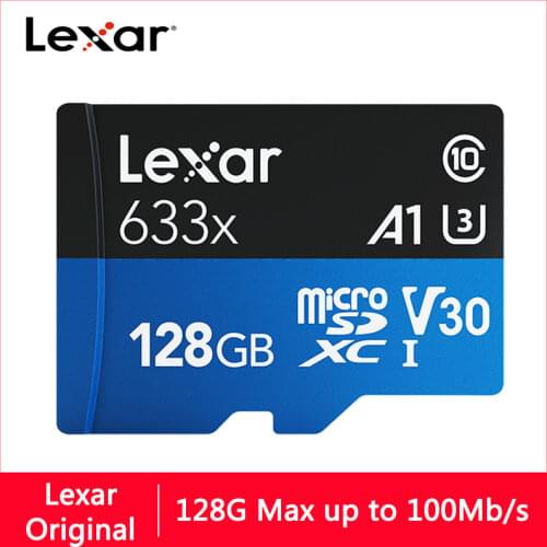 Lexar Micro SD 128GB 32GB 64GB 256GB 512GB 16GB Micro SD Card SD/TF Flash Card Memory Card 32 64 128 gb microSD for Phone 633X