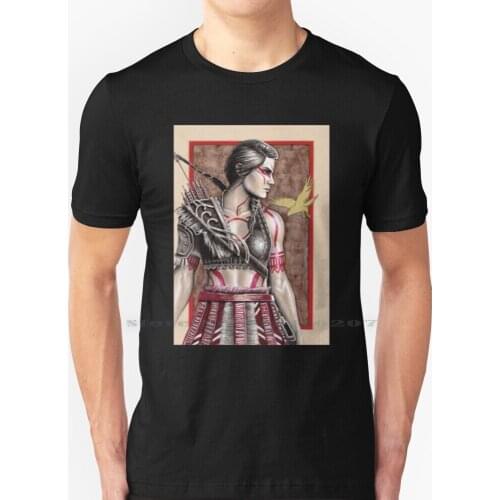 Kassandra - Inktober 2020 T Shirt 100% Pure Cotton Kassandra Inktober 2020 Altair Assassin Assassins Ezio Kassandra Video Game