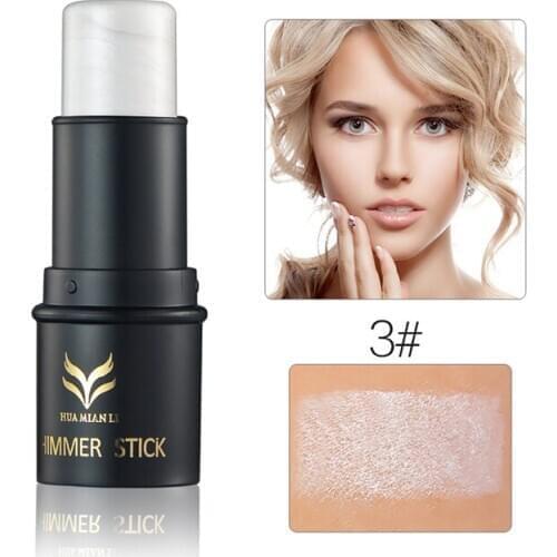 HUAMIANLI Brand Contour Makeup 3D Highlighter Foundation Stick Pen Naked Shimmer For Face Creamy Bronzer Concealer Cosme