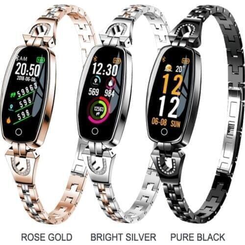 Hot Selling Health Watch Smart Bracelet H8 Custom Lady Women Smart Watch For Android